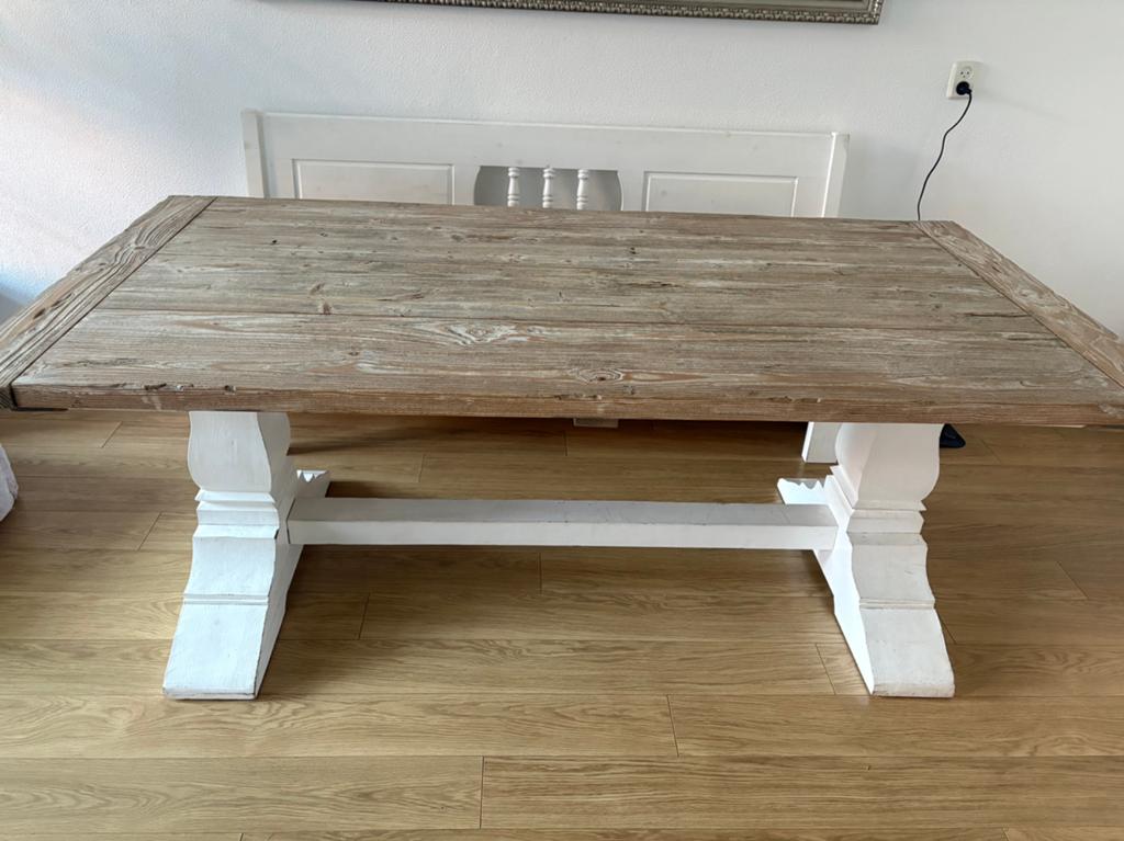 Eetkamertafel (kloostertafel) te koop, Huis en Inrichting, Tafels | Eettafels, Ophalen, 100 tot 150 cm, 150 tot 200 cm, Rechthoekig