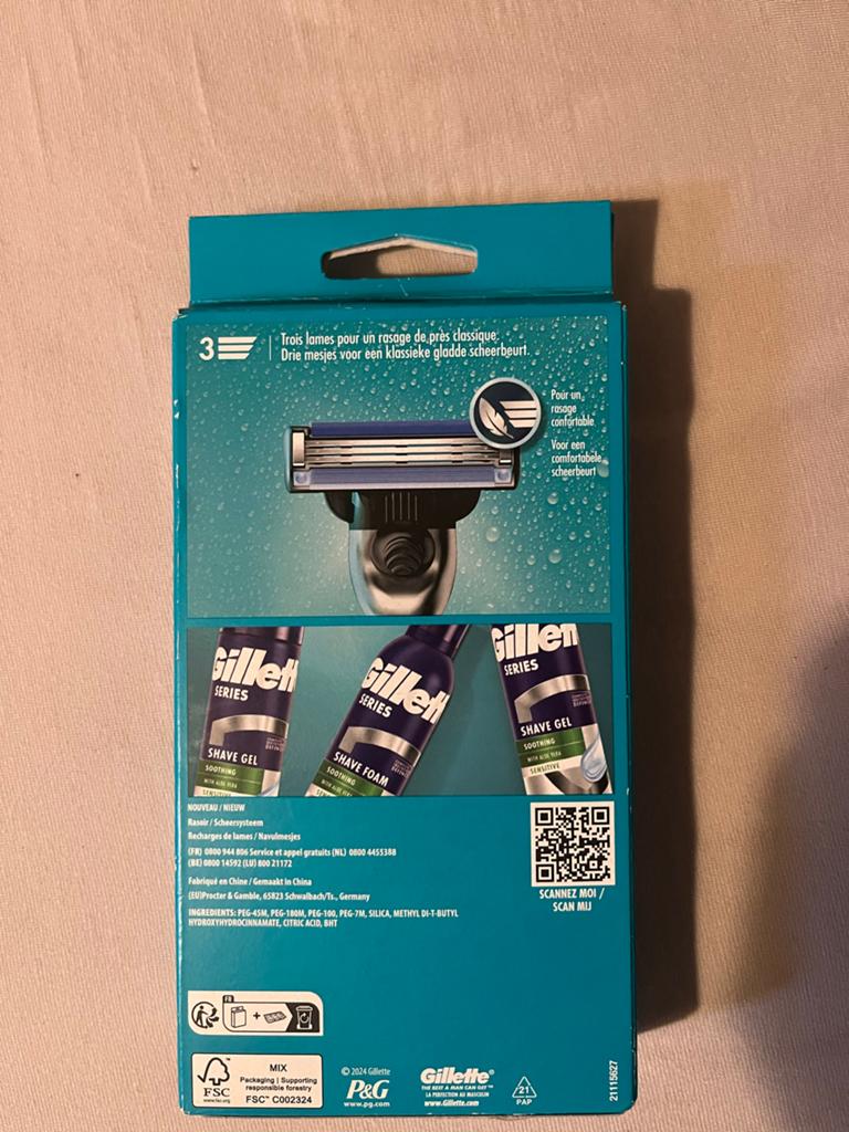Gillette Mach3 Scheermesje - Nieuw in verpakking, Ophalen of Verzenden, Nieuw, Overige typen