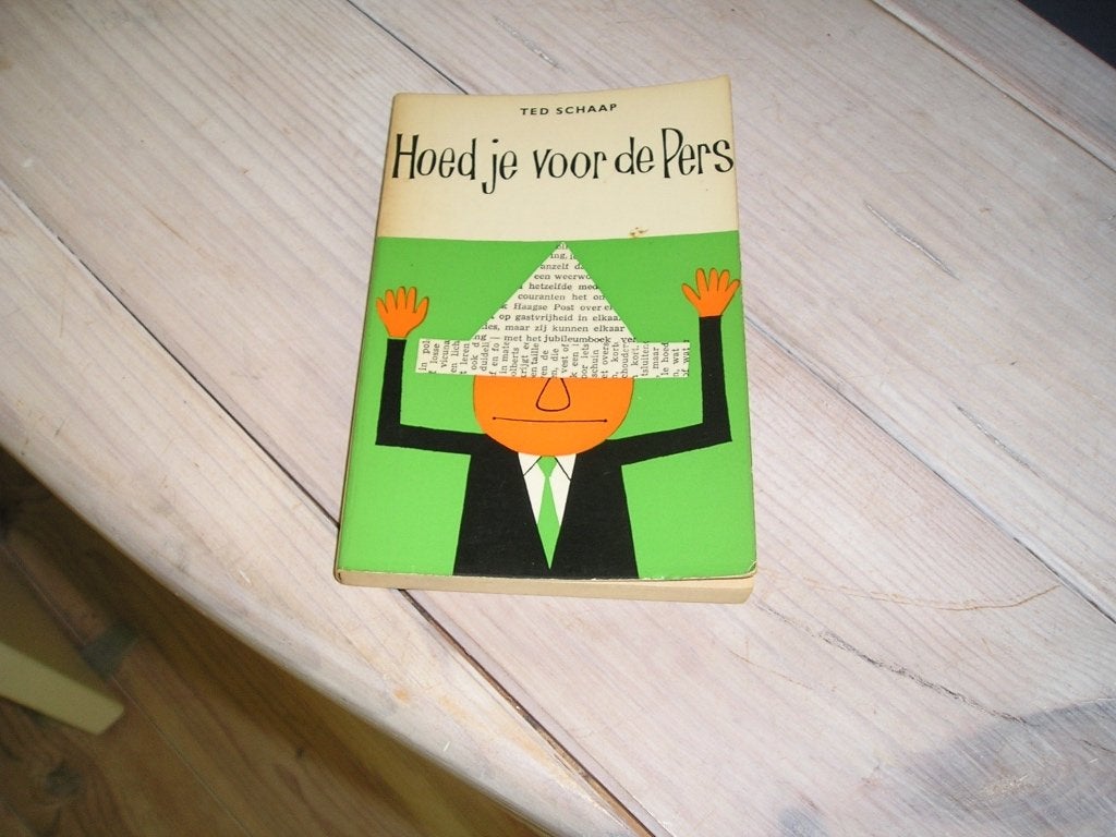 Ted Schaap - Hoed je voor de Pers, Boeken, Ophalen of Verzenden, Gelezen, Ted Schaap, Cartoons