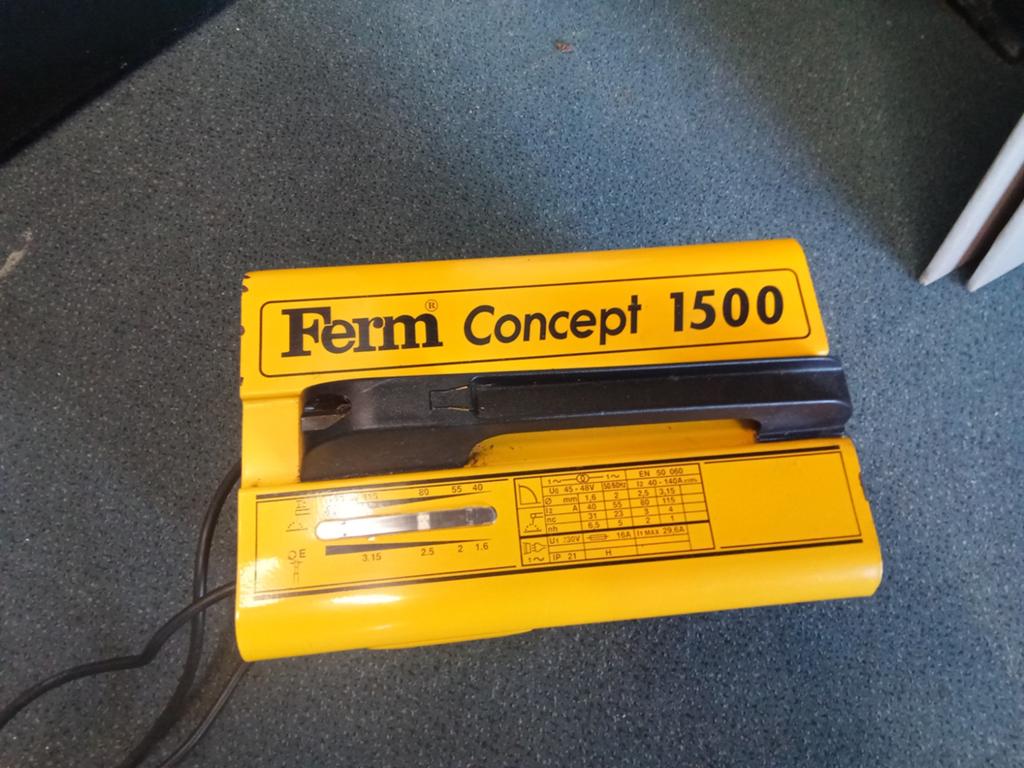Ferm concept 1500 lasapparaat gloednieuw, Doe-het-zelf en Verbouw, Ophalen of Verzenden, Nieuw, Minder dan 150 ampère, Elektroden