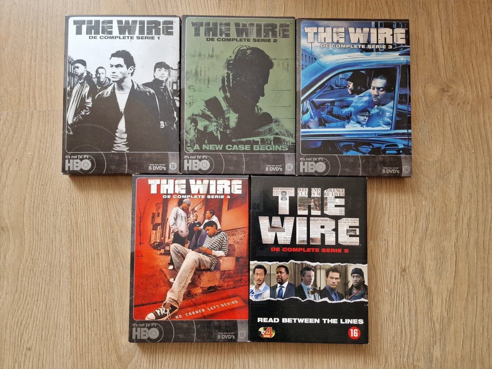 The Wire - Complete Serie 1-5 (DVD Boxset), Cd's en Dvd's, Engels, Vanaf 16 jaar, Misdaad, Nederlands