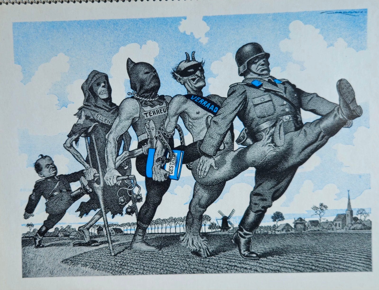 DE GROENE 1940 - 1945. herinneringsalbum door L.J. Jordaan, Tweede Wereldoorlog, Ophalen of Verzenden, Zo goed als nieuw, Overige onderwerpen