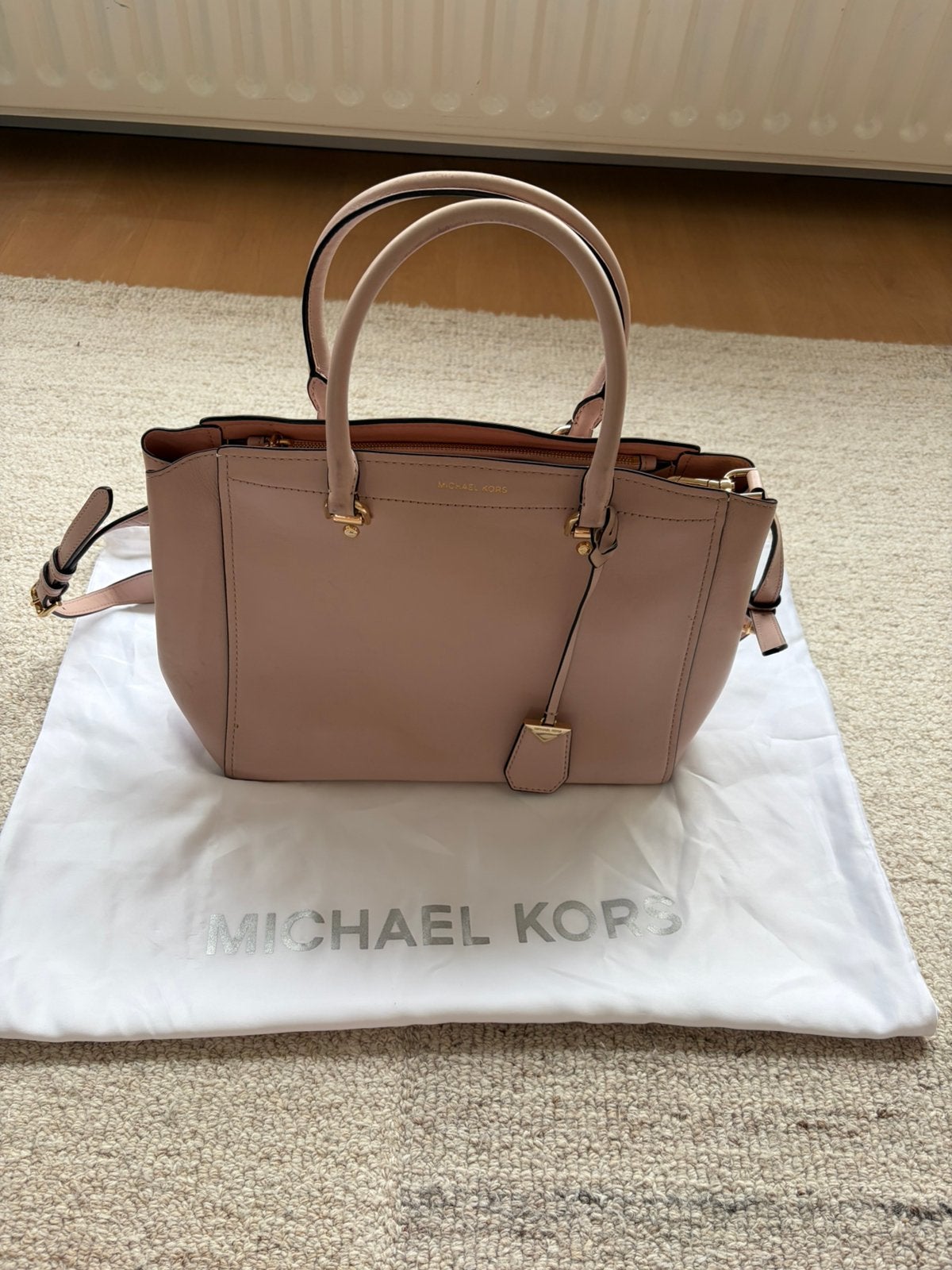Michael Kors handtas oudroze, Ophalen of Verzenden, Zo goed als nieuw, Roze