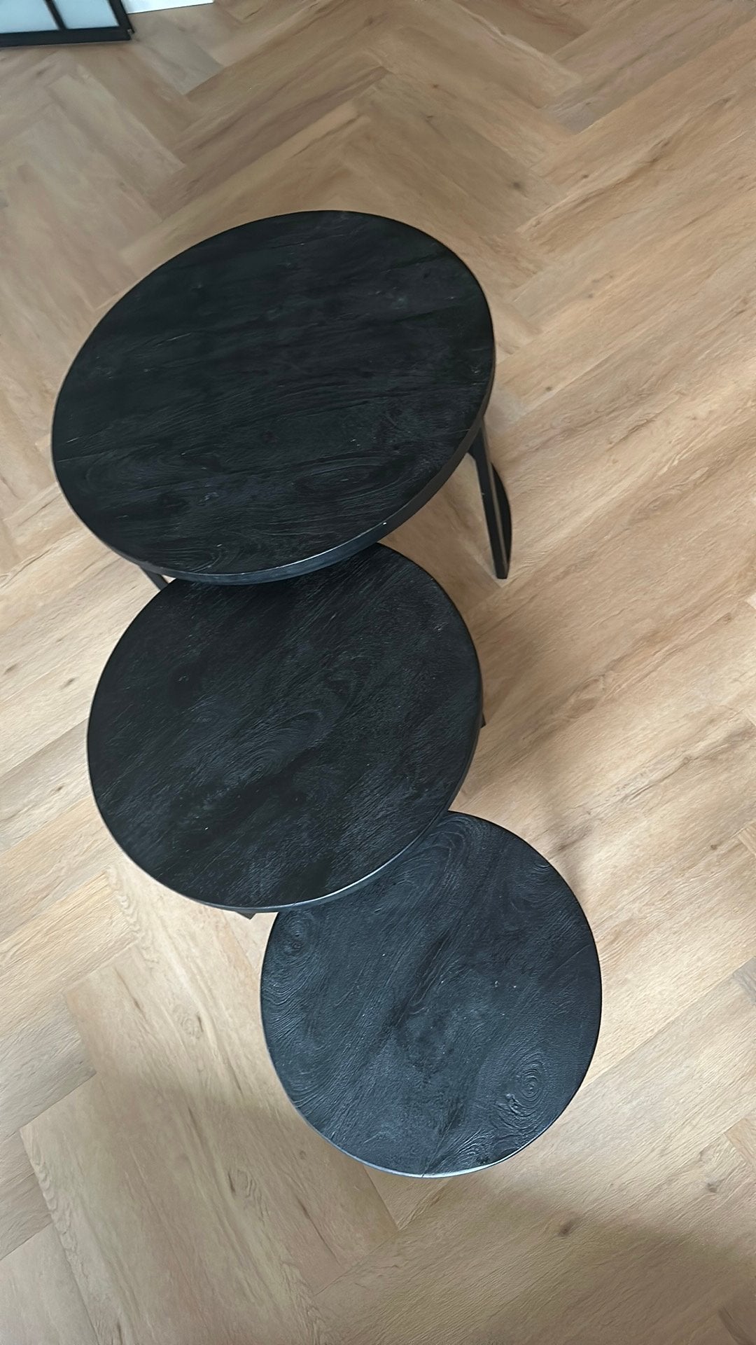 Salontafels bijzettafel rond, Minder dan 55 cm, Rond, Zo goed als nieuw, Ophalen