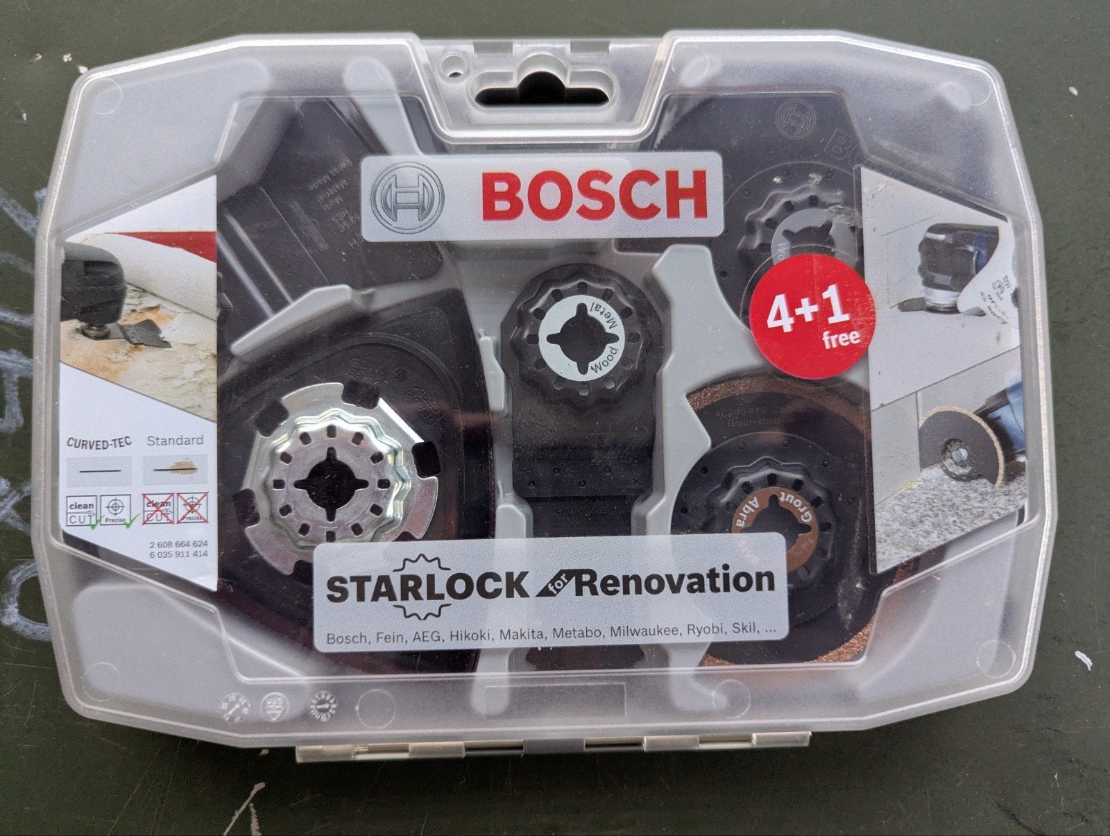 BOSCH Multitool Zaagbladset Starlock, 5-delig, Nieuw, Ophalen of Verzenden, Nieuw