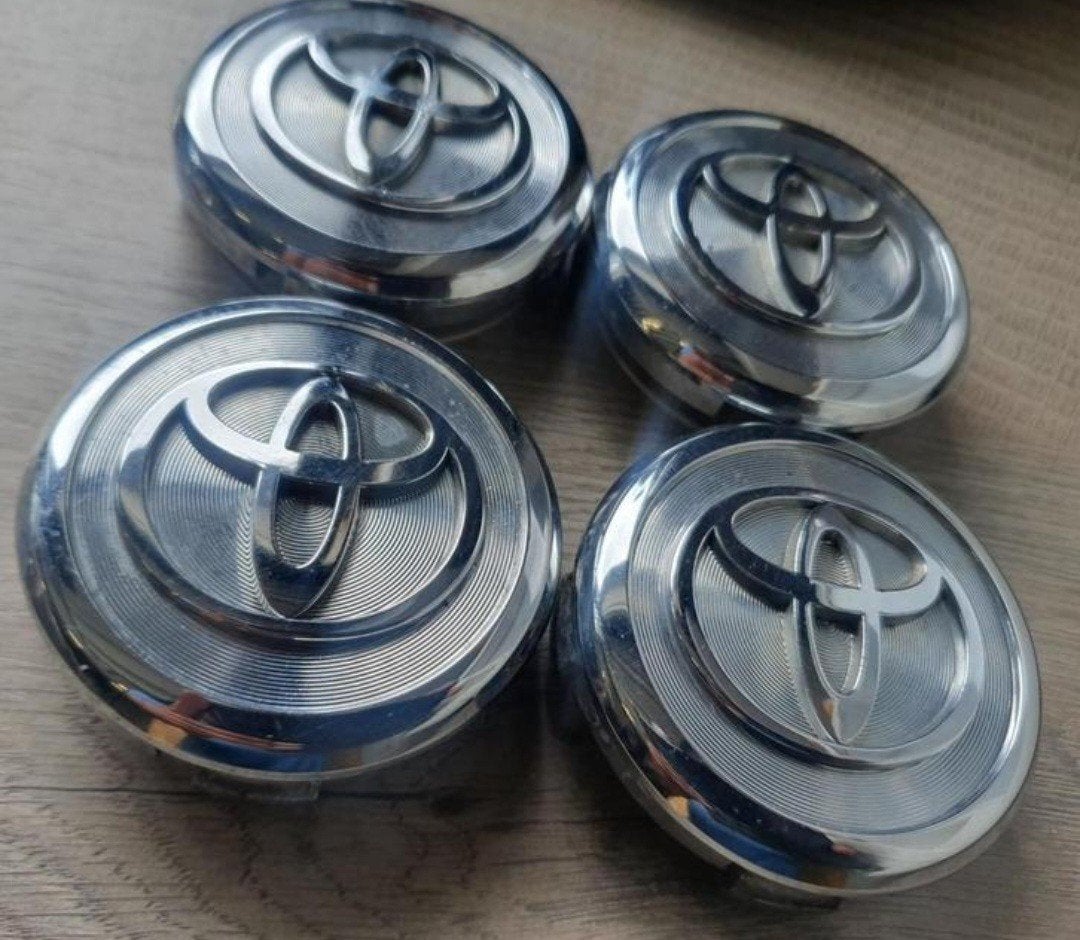ORIGINELE TOYOTA NAAFDOPPEN 63MM ZGAN, Auto diversen, Wieldoppen, Ophalen of Verzenden, Gebruikt