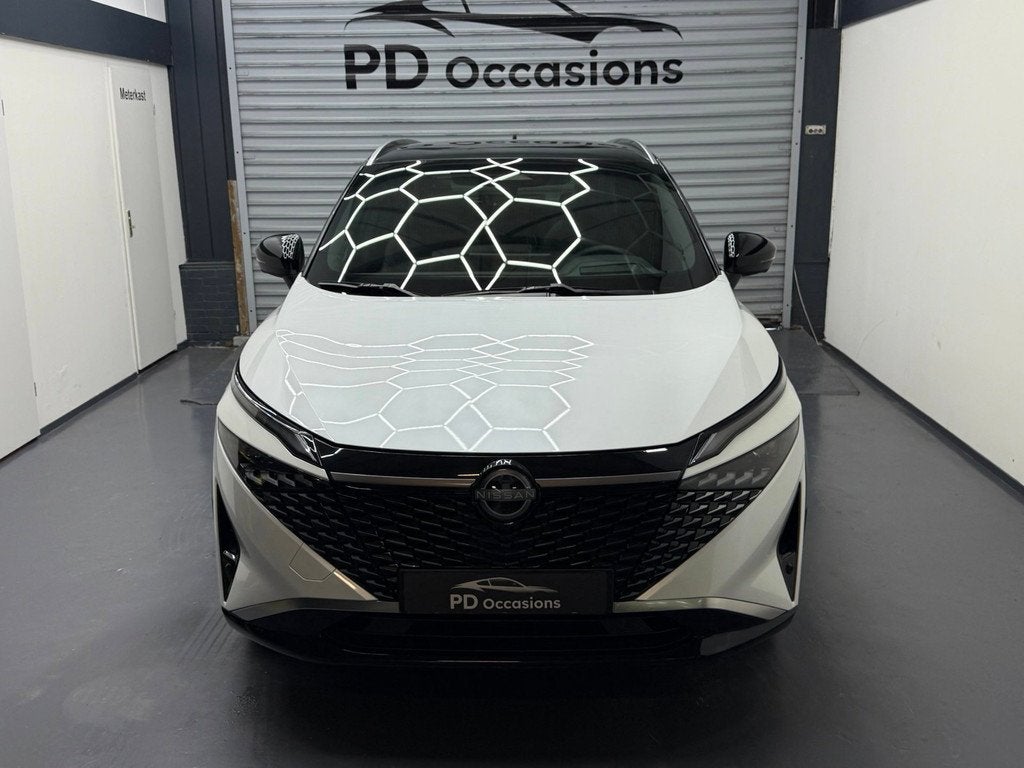 Nissan Qashqai 1.3 MHEV Xtronic Tekna Plus - HUD - Massage -, Gebruikt, Zwart, 4 cilinders, Wit