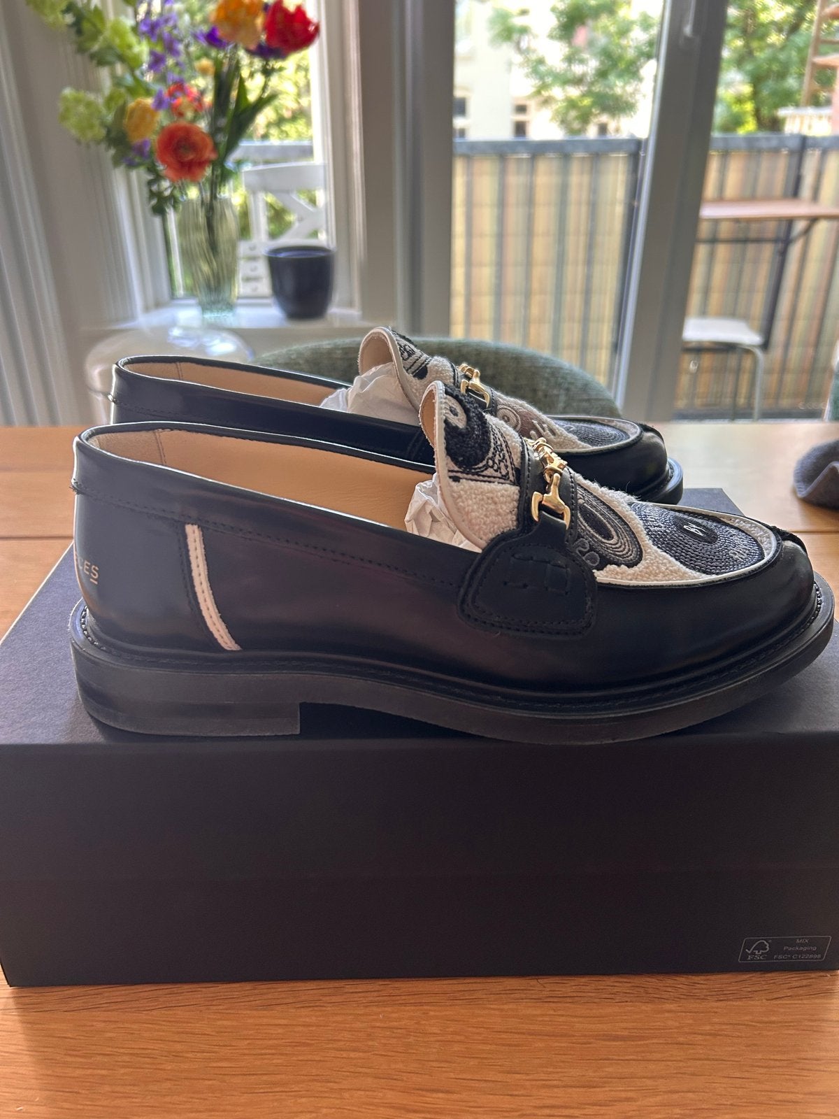 Filling Pieces Loafers Vinyl 41, Kleding | Heren, Schoenen, Loafers, Zwart, Nieuw, Ophalen of Verzenden