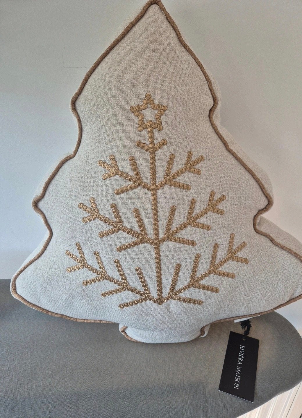 Riviera Maison kerstboom kussen, Ophalen of Verzenden, Nieuw