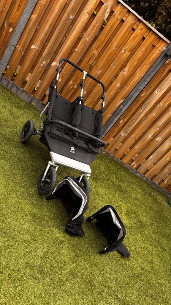 Easywalker Duo Kinderwagen / Buggy - Zwart, Ophalen, Zo goed als nieuw, Overige merken