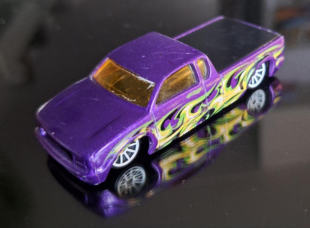 Hotwheels 2002 steel flame, Ophalen of Verzenden, Zo goed als nieuw, Auto