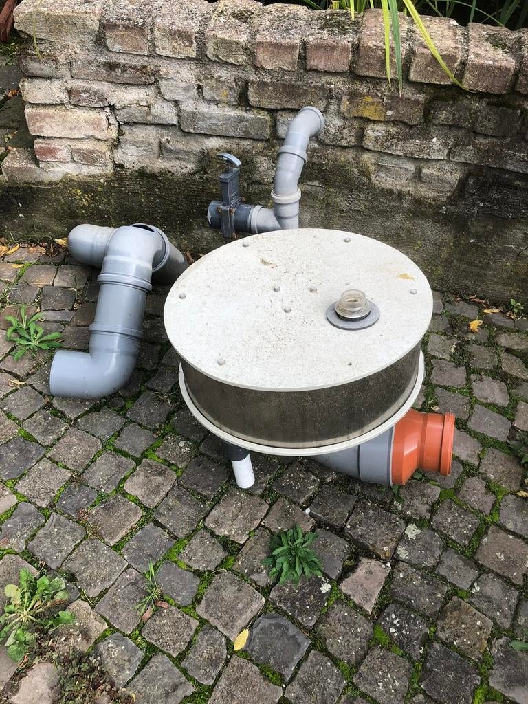 Zeef filter vijver incl filter bak, Ophalen, Gebruikt