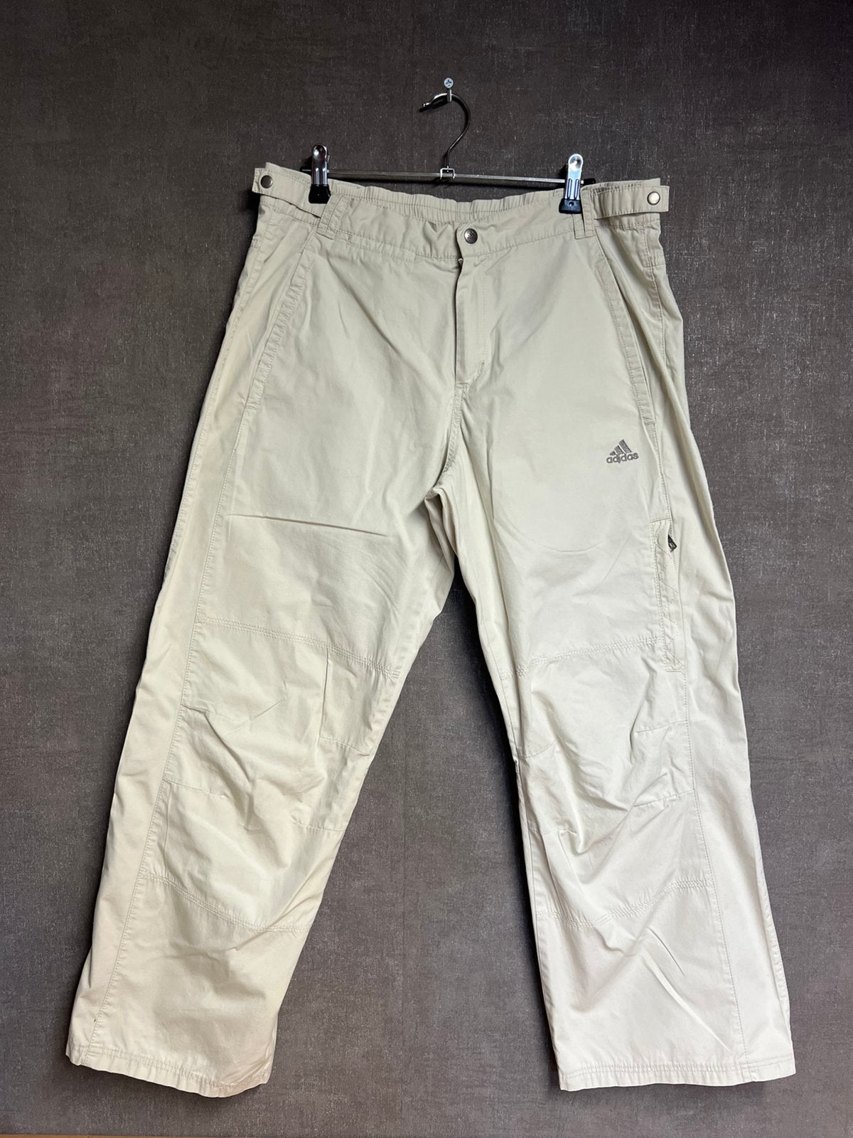 Vintage Adidas Cargo Broek Beige Gorpcore Y2K, Ophalen of Verzenden, Zo goed als nieuw, Maat 46 (S) of kleiner, Beige