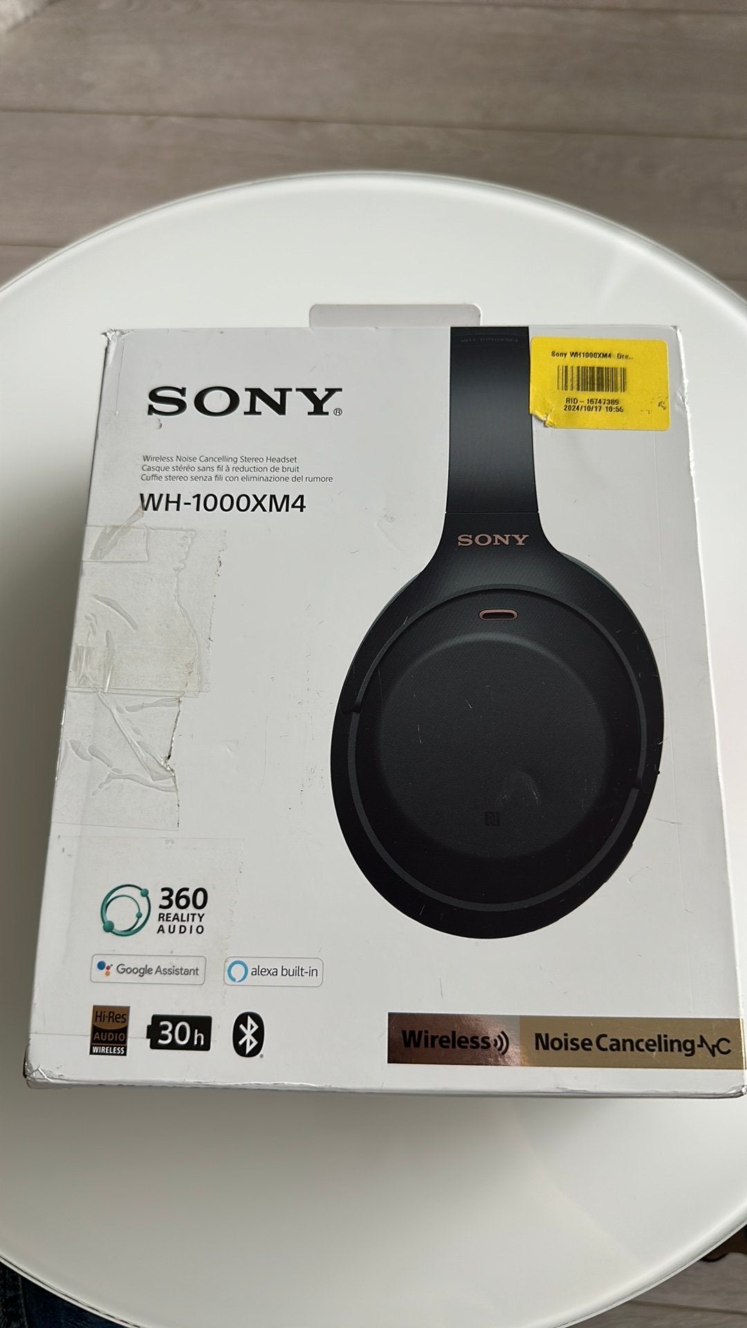 Nieuwe Sony WH-1000XM4 Draadloze Noise Cancelling Koptelefoo, Audio, Tv en Foto, Koptelefoons, ., Nieuw, Ophalen of Verzenden