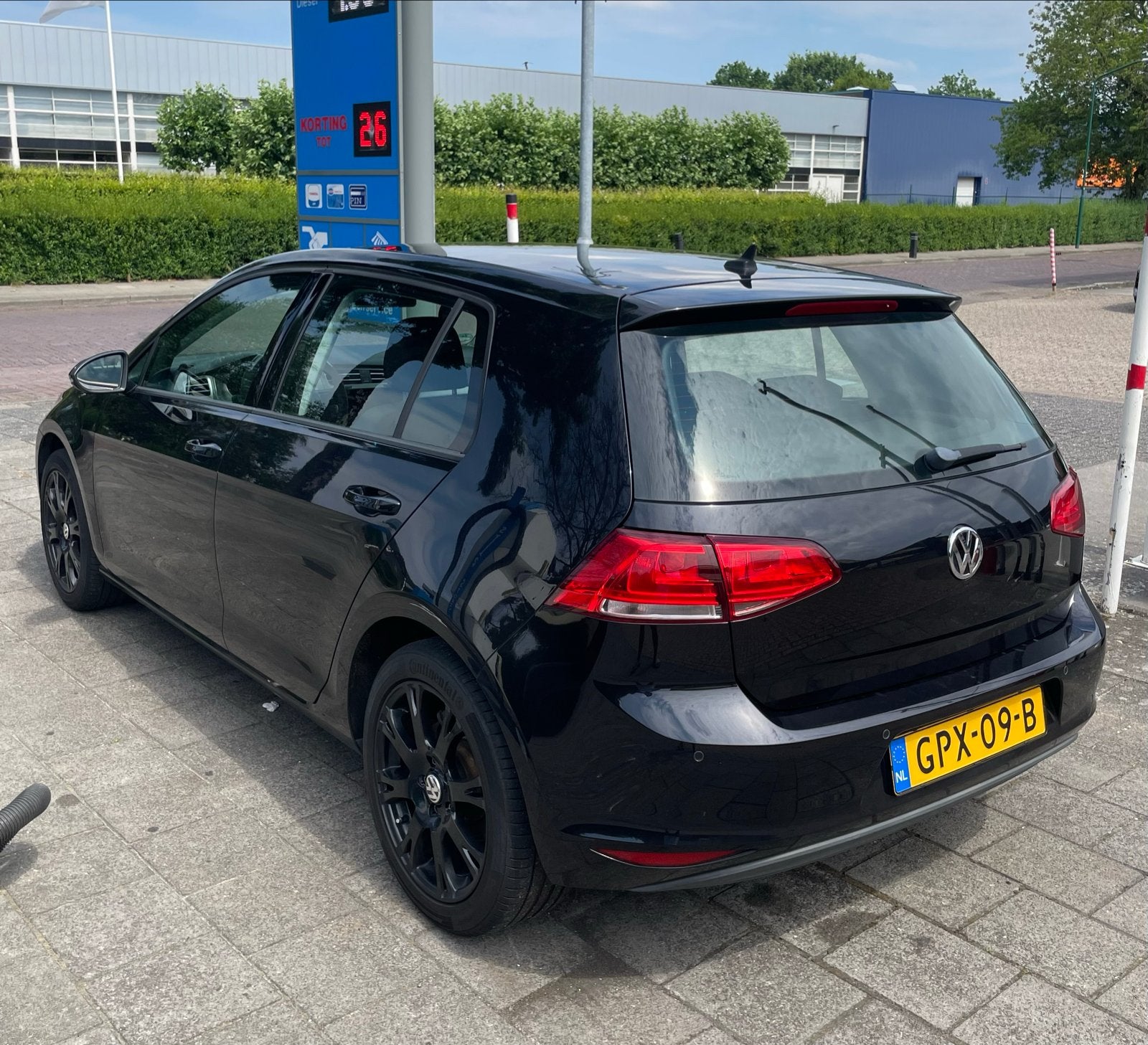 Volkswagen Golf 7 1.2 zwart 2014, Auto's, Voorwielaandrijving, 4 cilinders, 610 kg, Zwart