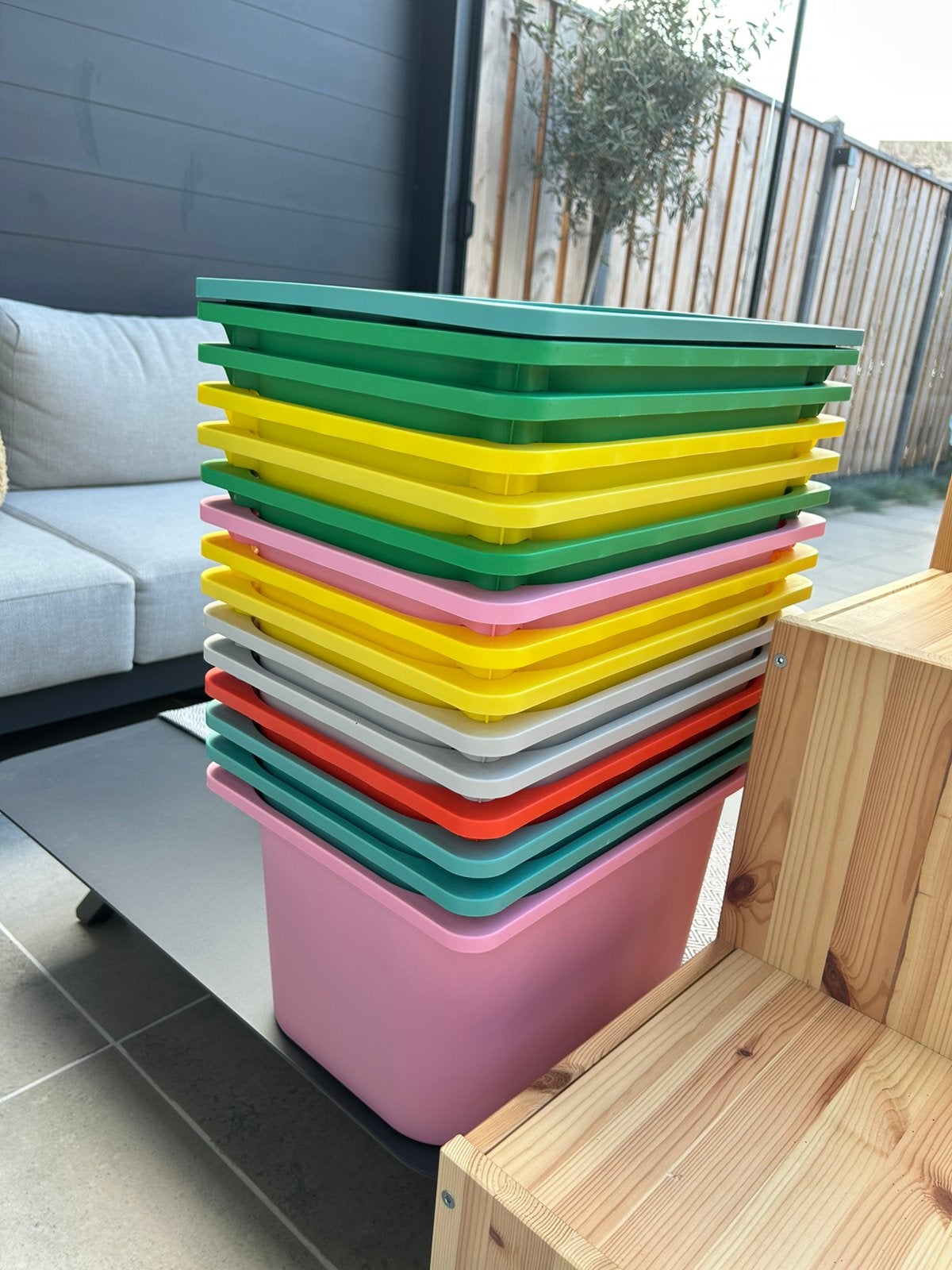 Ikea trofast opbergbakken, Ophalen, Zo goed als nieuw