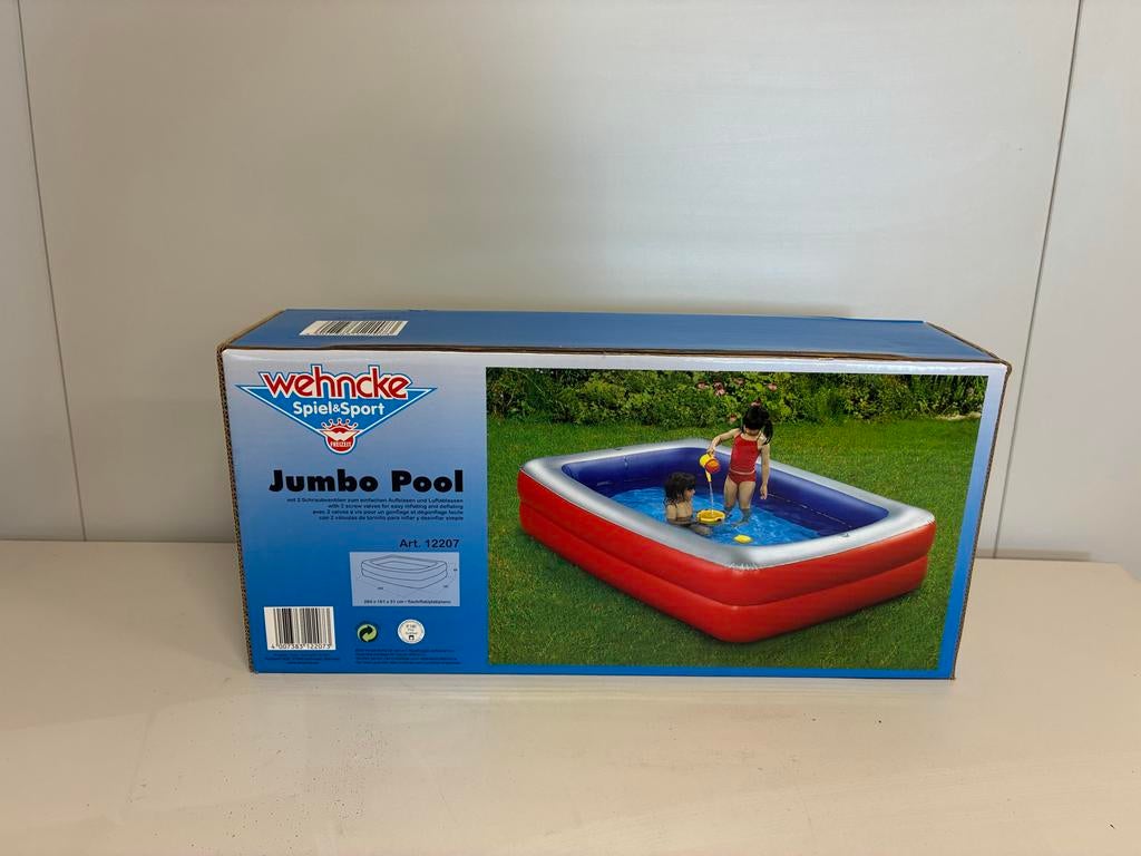 Wehncke SpieleSport Jumbo Pool zwembad meerdere op voorraad, Opblaaszwembad, Nieuw, Ophalen of Verzenden, H