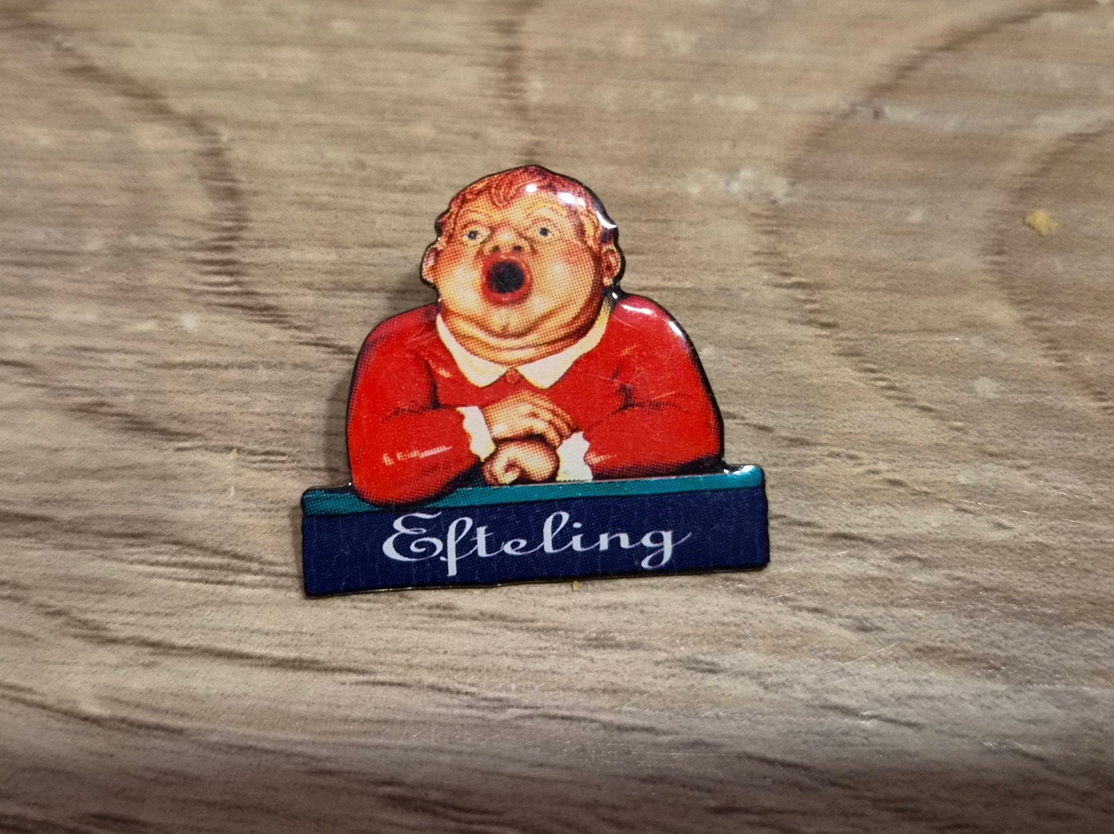 Efteling Pin: Holle Bolle Gijs uit de jaren 90, Ophalen, Gebruikt, Button of Speldje