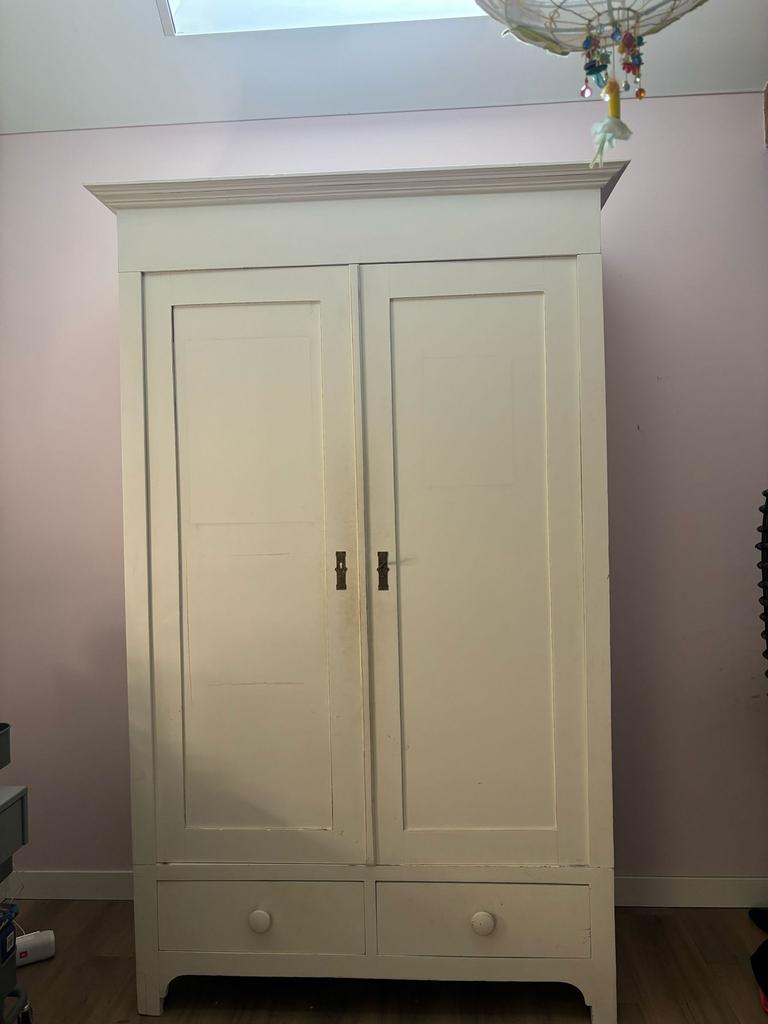 Brocante witte kast!, Ophalen