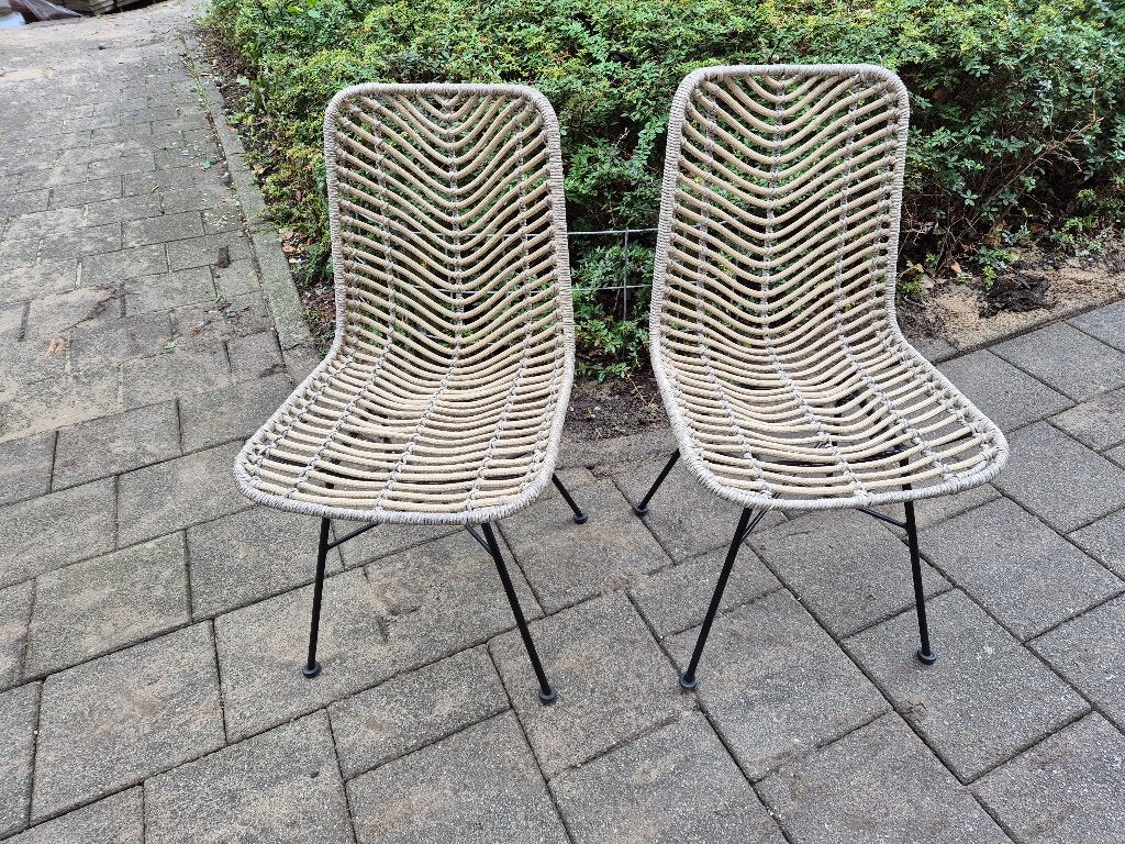 Eetkamer stoelen, Huis en Inrichting, Stoelen, Ophalen, Overige materialen, Twee, Bruin