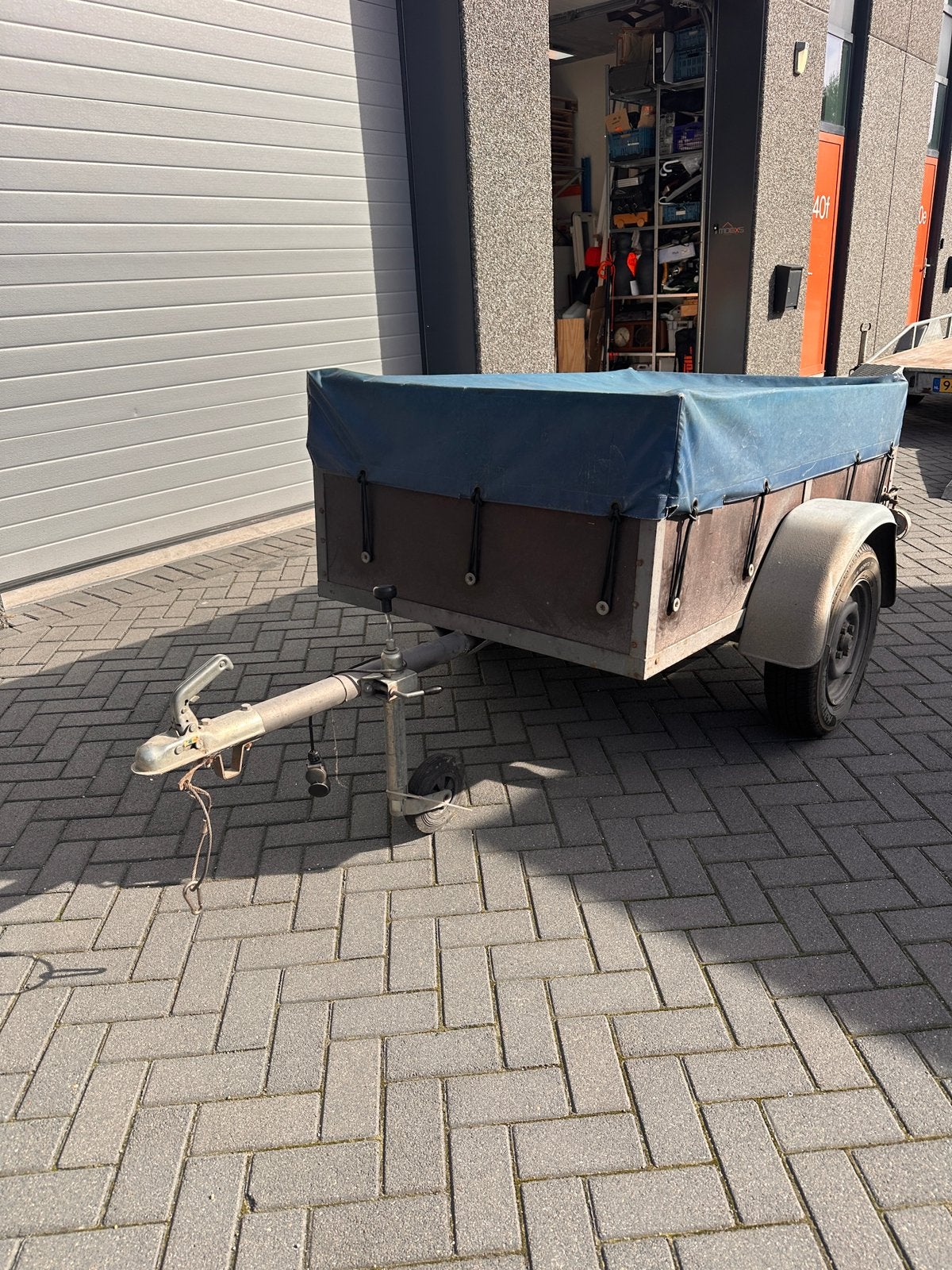 Te koop zeer stevige aanhanger, Ophalen, Gebruikt