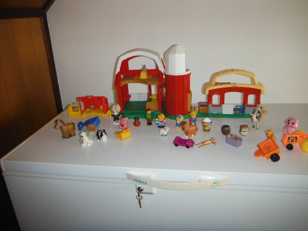 F P boerderijen met geluiden acc+traktor met geluid, Kinderen en Baby's, Speelgoed | Fisher-Price, Ophalen, Zo goed als nieuw