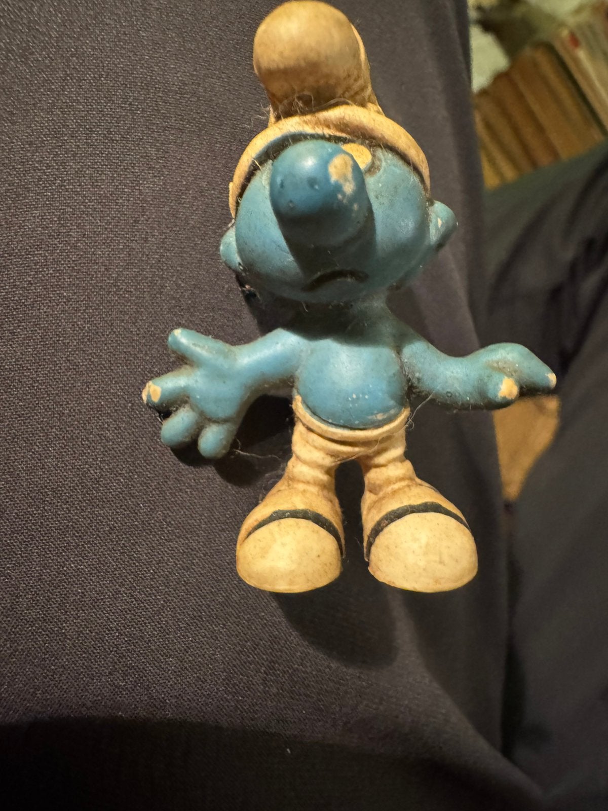 Vintage smurf poppetje Peyo ca 1969/70 BP, Ophalen of Verzenden, Gebruikt, Poppetje, Figuurtje of Knuffel