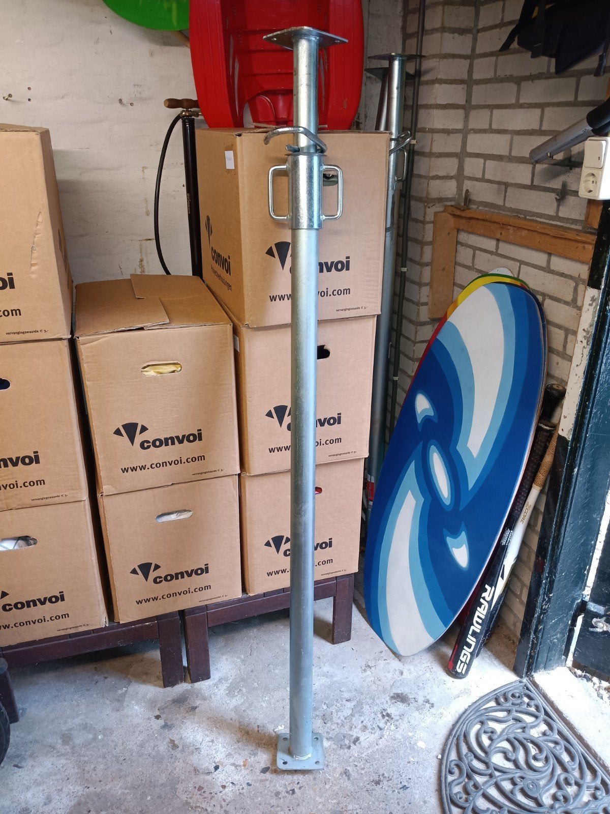 3 MAURERLOB Bouwstempels - Verstelbaar 175-290 cm, Ophalen, Gebruikt, Overige typen, 2 tot 5 meter
