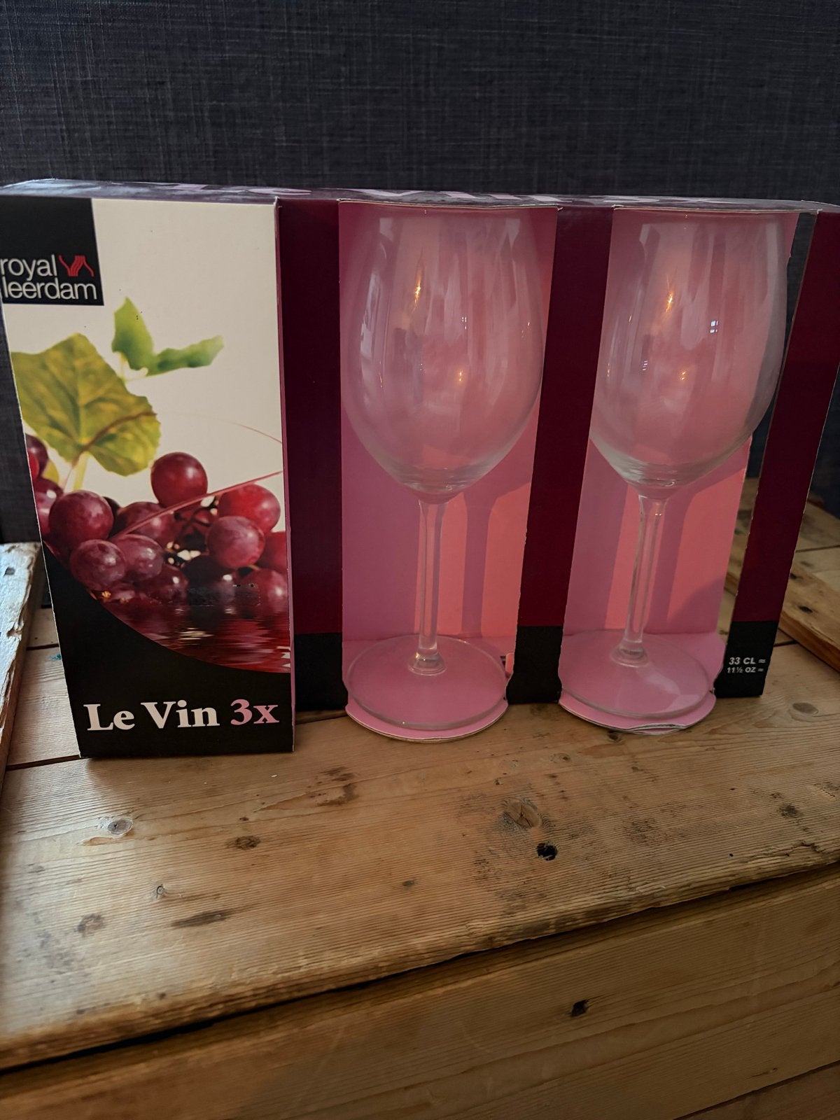 Royal Leerdam Le Vin Wijnglazen - Set van 3, Glas of Glazen, Overige merken, Nieuw, Ophalen of Verzenden