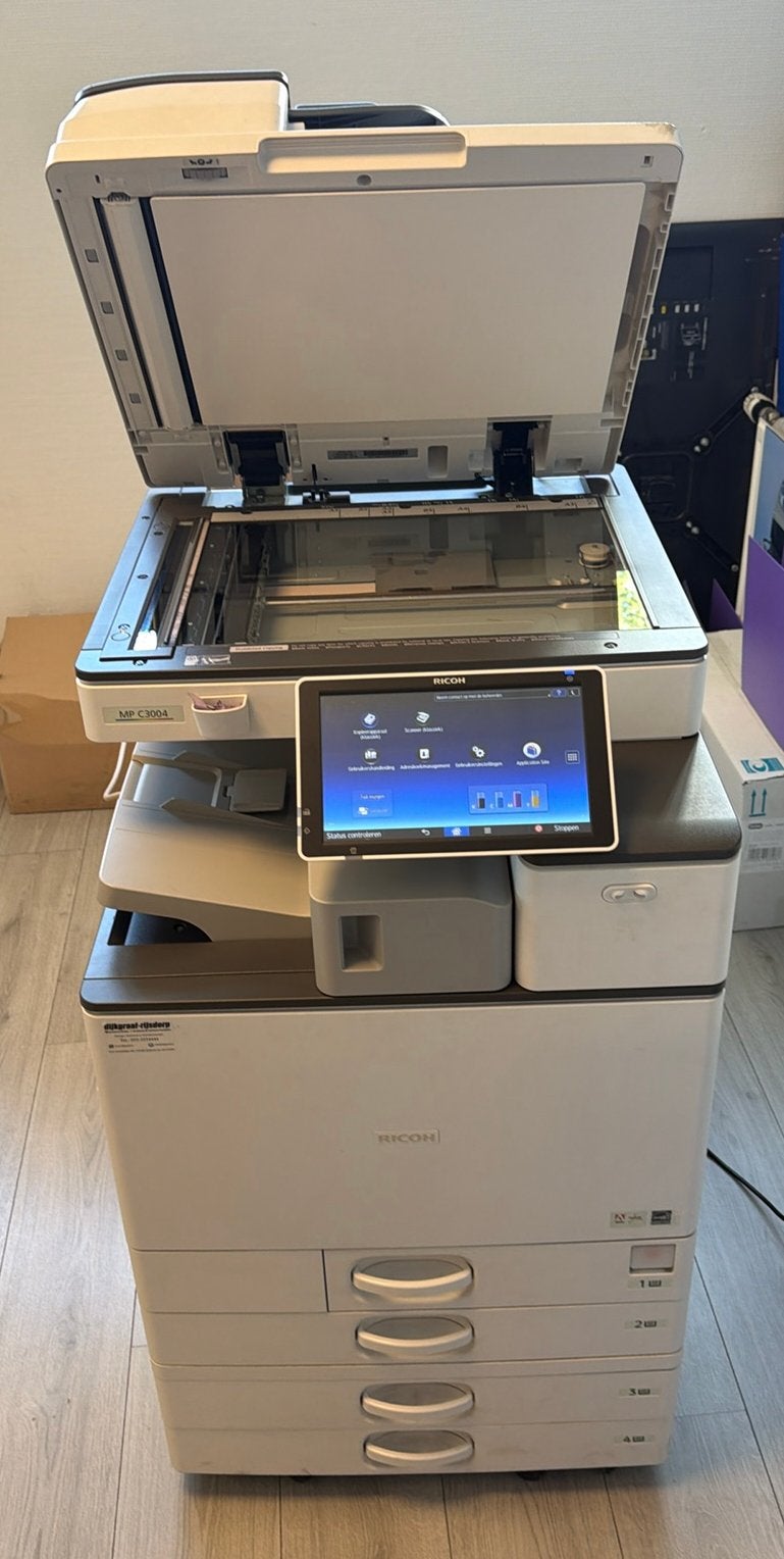 Ricoh MPC3004 A3 A4 kleuren Printer/Kopieermachine, Computers en Software, Printers, Gebruikt, All-in-one, Laserprinter, Kleur printen