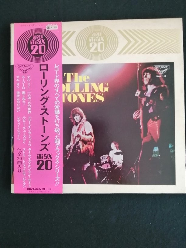 Lp Japanse persing  Rolling Stones - super max 20 (met OBI) , Ophalen of Verzenden, Gebruikt, 12 inch, Poprock