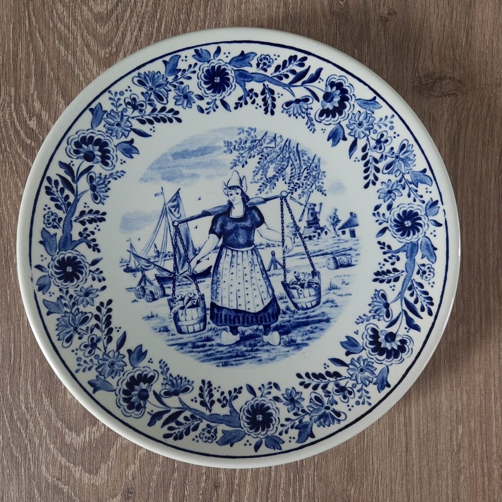 Delfts Blauw wandbord, Antiek en Kunst, Ophalen of Verzenden