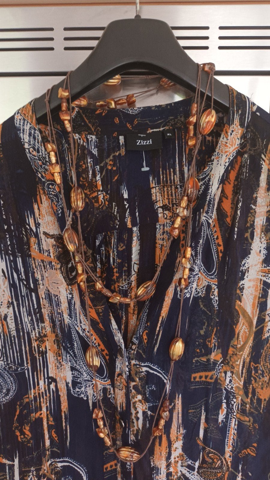 ZIZZI Viscose Blouse Maat 56/58, Blauw, Maat 46/48 (XL) of groter, Ophalen of Verzenden, Zo goed als nieuw