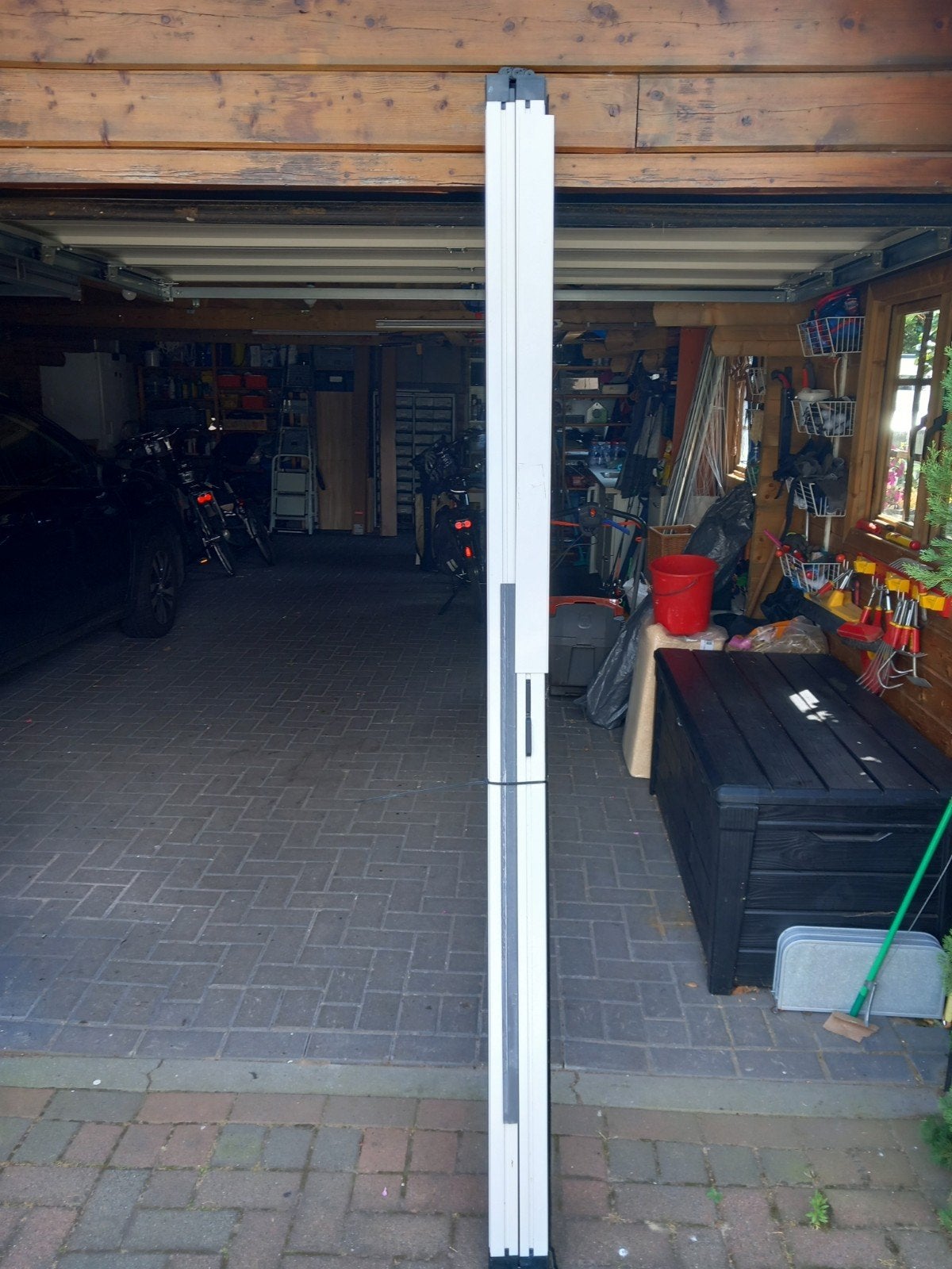 2 plisse hordeuren 1x nieuw 1 x gebruikt, Doe-het-zelf en Verbouw, Deuren en Horren, Ophalen, Nieuw, Buitendeur, 200 tot 215 cm