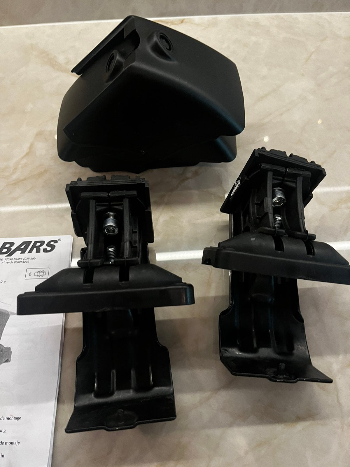 Klemmen set t.b.v. dakdragers o.a Audi A1 zonder dakrail, Auto diversen, Dakdragers, Ophalen of Verzenden, Gebruikt