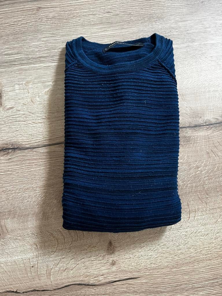 Stangata trui blauw maat M, Kleding | Heren, Ophalen of Verzenden, Gedragen, Maat 48/50 (M), Blauw