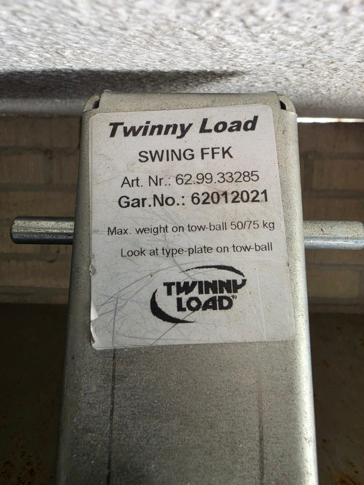 Twinny Load SWING FFK Trekhaakdrager - 2 fietsen, Auto diversen, Fietsendragers, Ophalen, Gebruikt, Trekhaakdrager