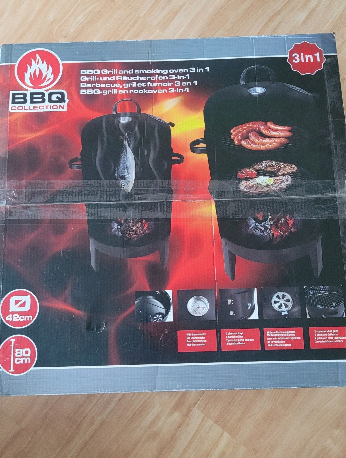3 in 1 barbecue, Ophalen, Nieuw