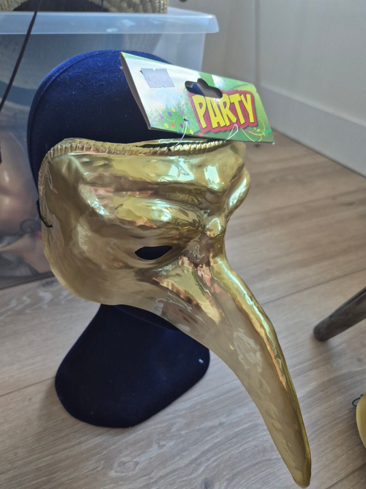 Neus maskers 22 stuks - Goudkleurig Venetiaans masker, Ophalen of Verzenden