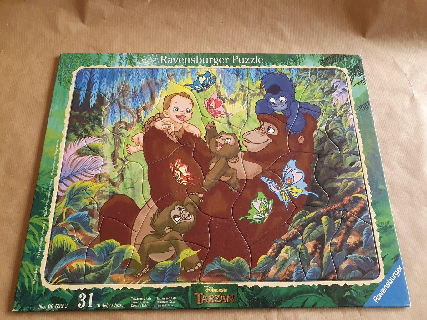 Ravensburger Disney Tarzan Legpuzzel 31 Stukjes, Ophalen of Verzenden, Meer dan 50 stukjes, Zo goed als nieuw, 6 jaar of ouder