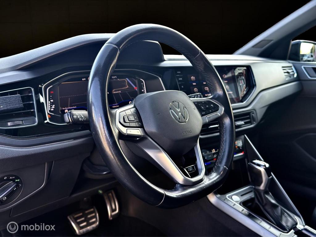 Volkswagen Polo 1.0 TSI R-Line |Pano |IQ |Sfeer |ACC |Camera, Gebruikt, 116 pk, Zwart, Bedrijf