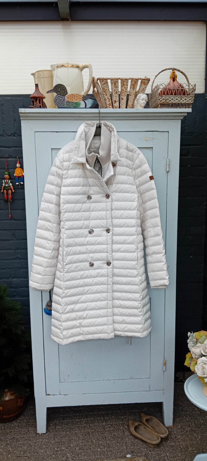 Moscow donsjas xxl, Ophalen, Zo goed als nieuw, Maat 46/48 (XL) of groter, Wit