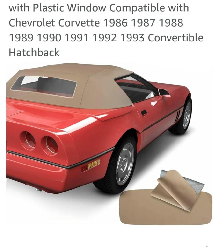 Softtop bruin voor Chevrolet Corvette C4 (1986-1993), Auto-onderdelen, Ophalen of Verzenden, Nieuw, Chevrolet