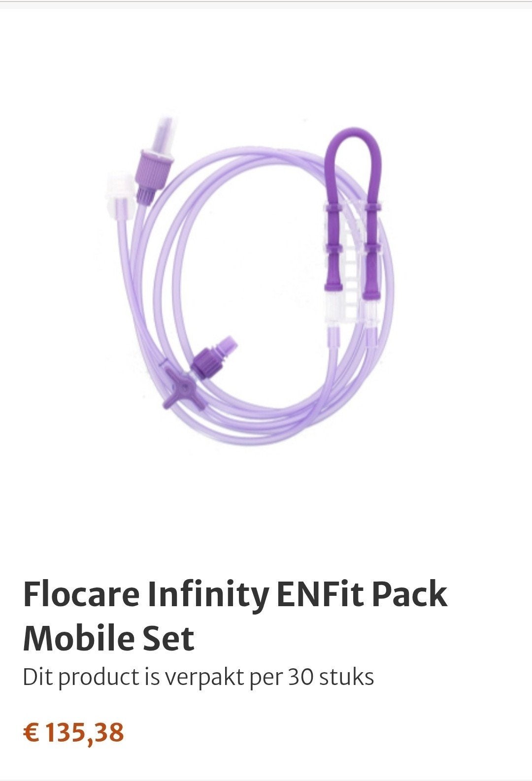 2x Flocare Infinity ENFit Pack Mobile Set- 60 stuks, Diversen, Ophalen of Verzenden, Nieuw