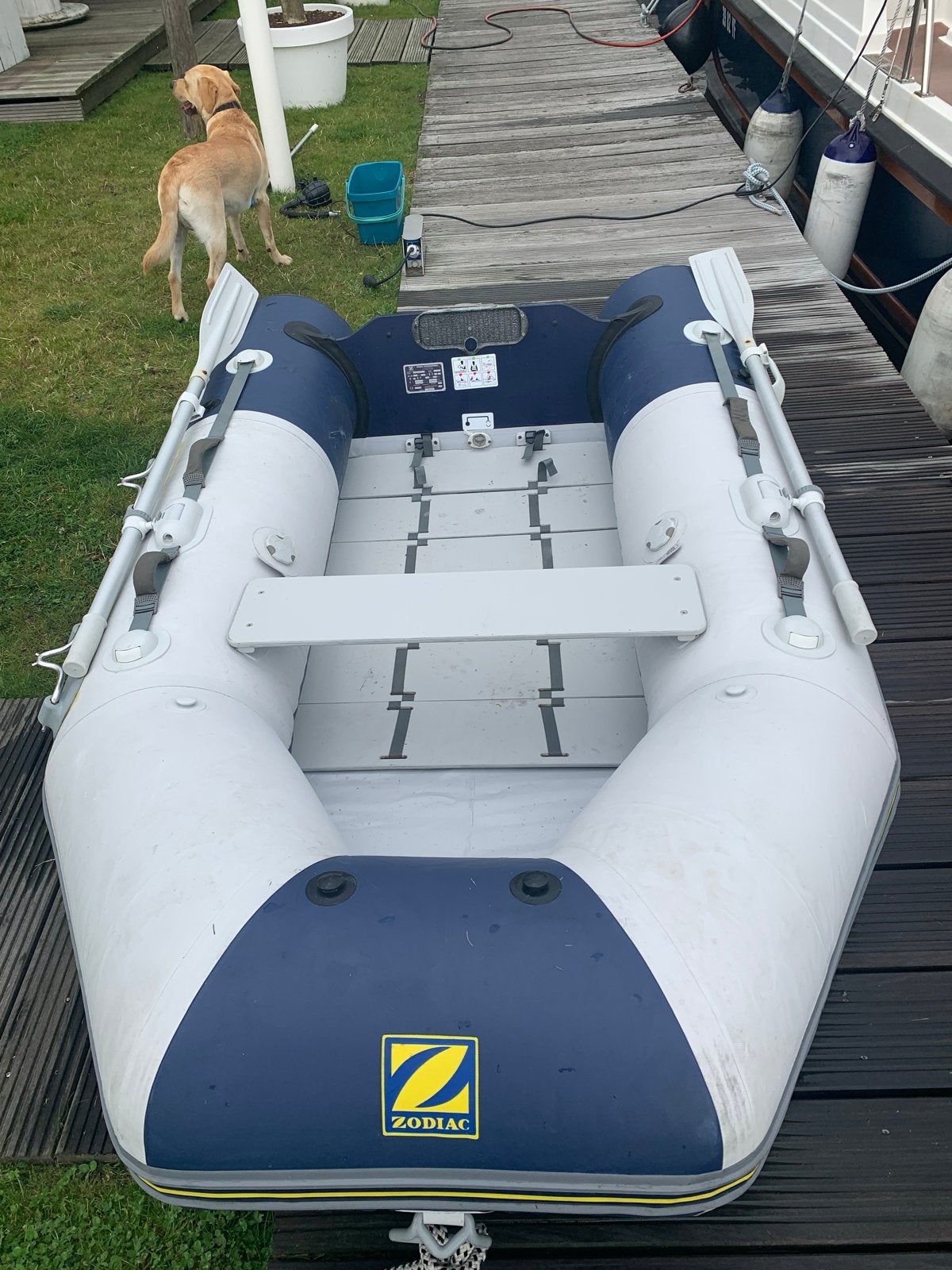 Zodiac C260 Roll Up rubberboot - incl. Snap Davits, Watersport en Boten, Bootonderdelen, Gebruikt, Ophalen of Verzenden