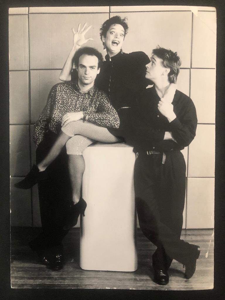 Fotokaart Theater Pappenheim Lenette van Dongen Peter Lusse, Gebruikt, 1980 tot heden, Foto, Ophalen of Verzenden