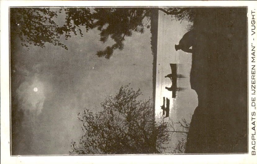 Vught - De IJzeren Man - Badplaats, Ophalen of Verzenden, 1920 tot 1940, Ongelopen, Noord-Brabant