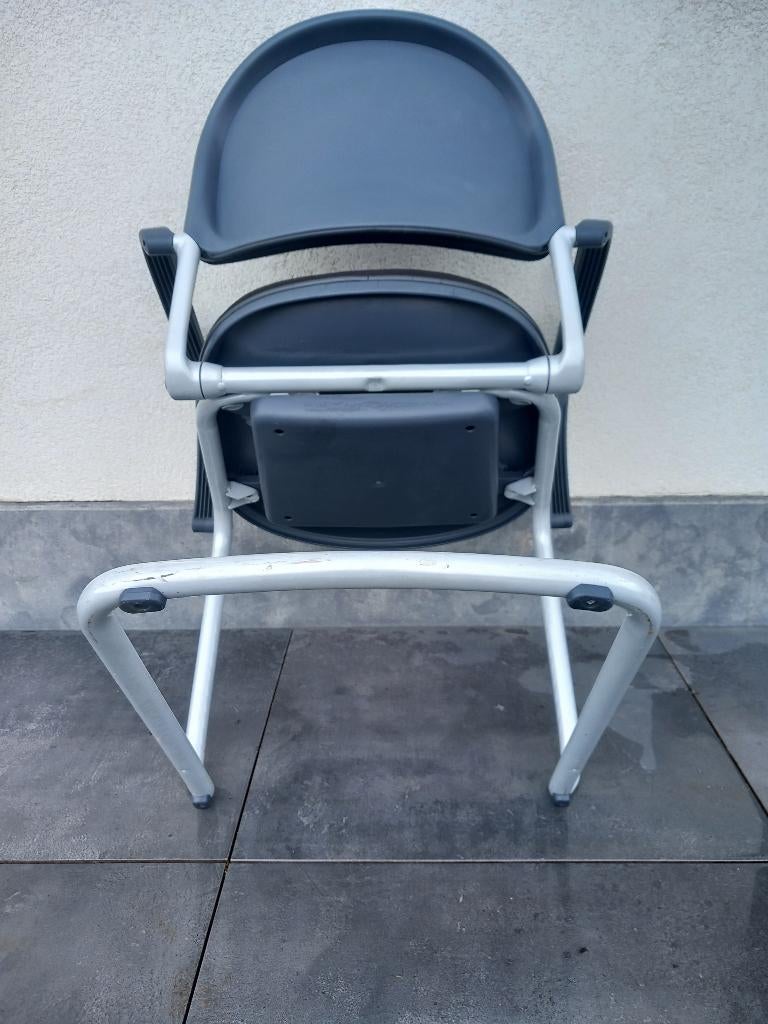 Zwarte slede stoelen, Ophalen, Gebruikt, -, Zwart