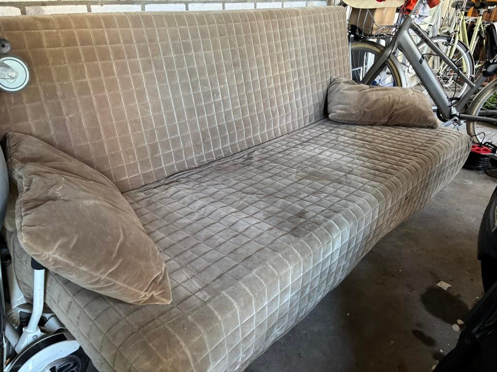 IKEA degelijke slaapbank 2 personen latten bodem, Ophalen, Zo goed als nieuw, Tweepersoons, 140 cm