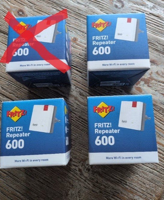 3 x fritzbox Repeater   600   |   Mesh   Wi-Fi   Extender, Computers en Software, Ophalen of Verzenden, Zo goed als nieuw, FRITZ!